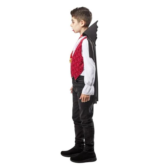 New Way to Celebrate Vampire Dracula Costume for Children, Boys Small (Size 6-7) - Picture 5 of 8